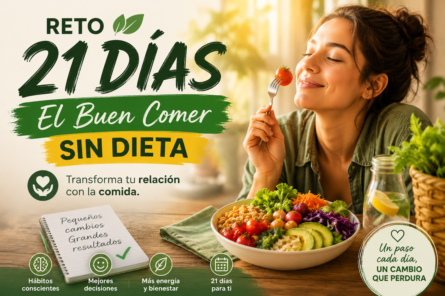 Reto 21 dias. Sin Dietas